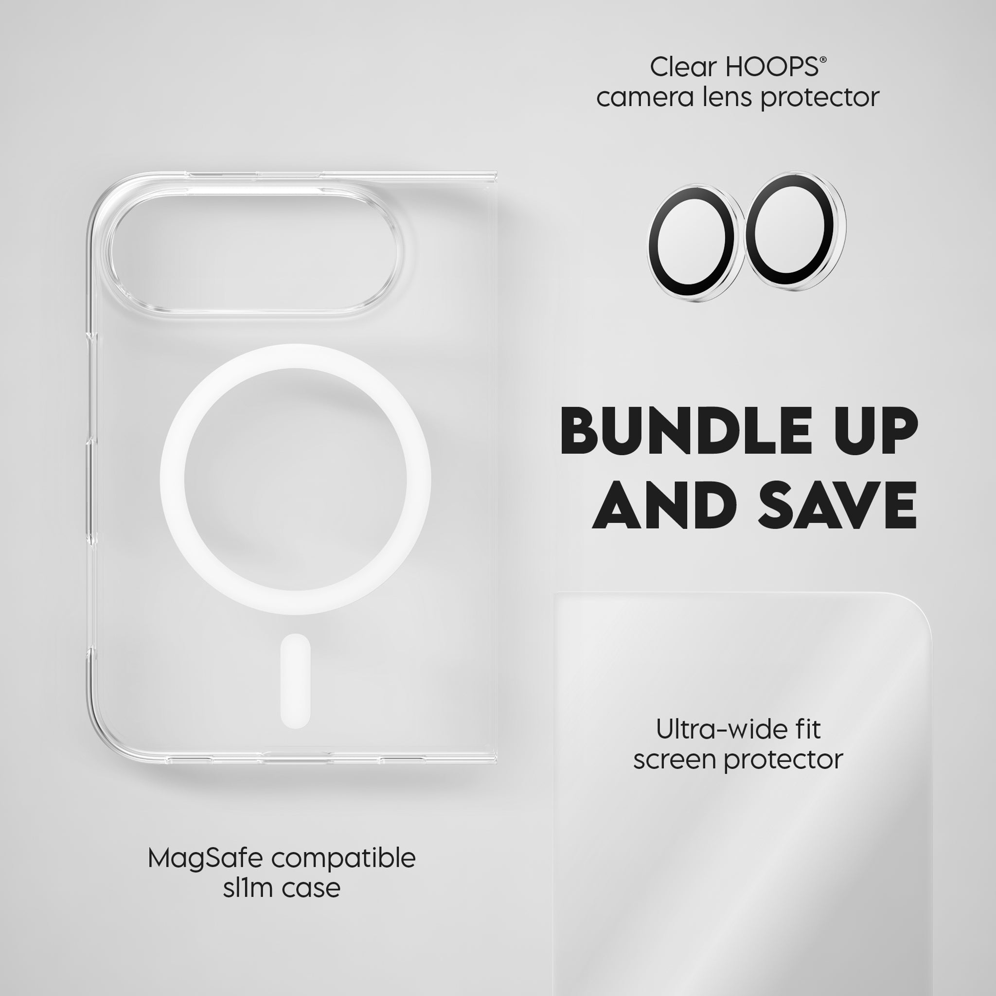 PanzerGlass® | CARE™ by PanzerGlass® 3-in-1 Flagship Bundle iPhone Duo